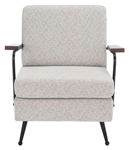 Safavieh - Lohan Arm Chair - Light Grey - Gold - ACH5201A veiw 1