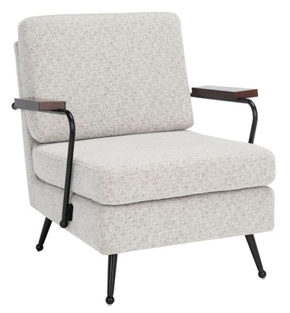 Safavieh - Lohan Arm Chair - Light Grey - Gold - ACH5201A veiw 3