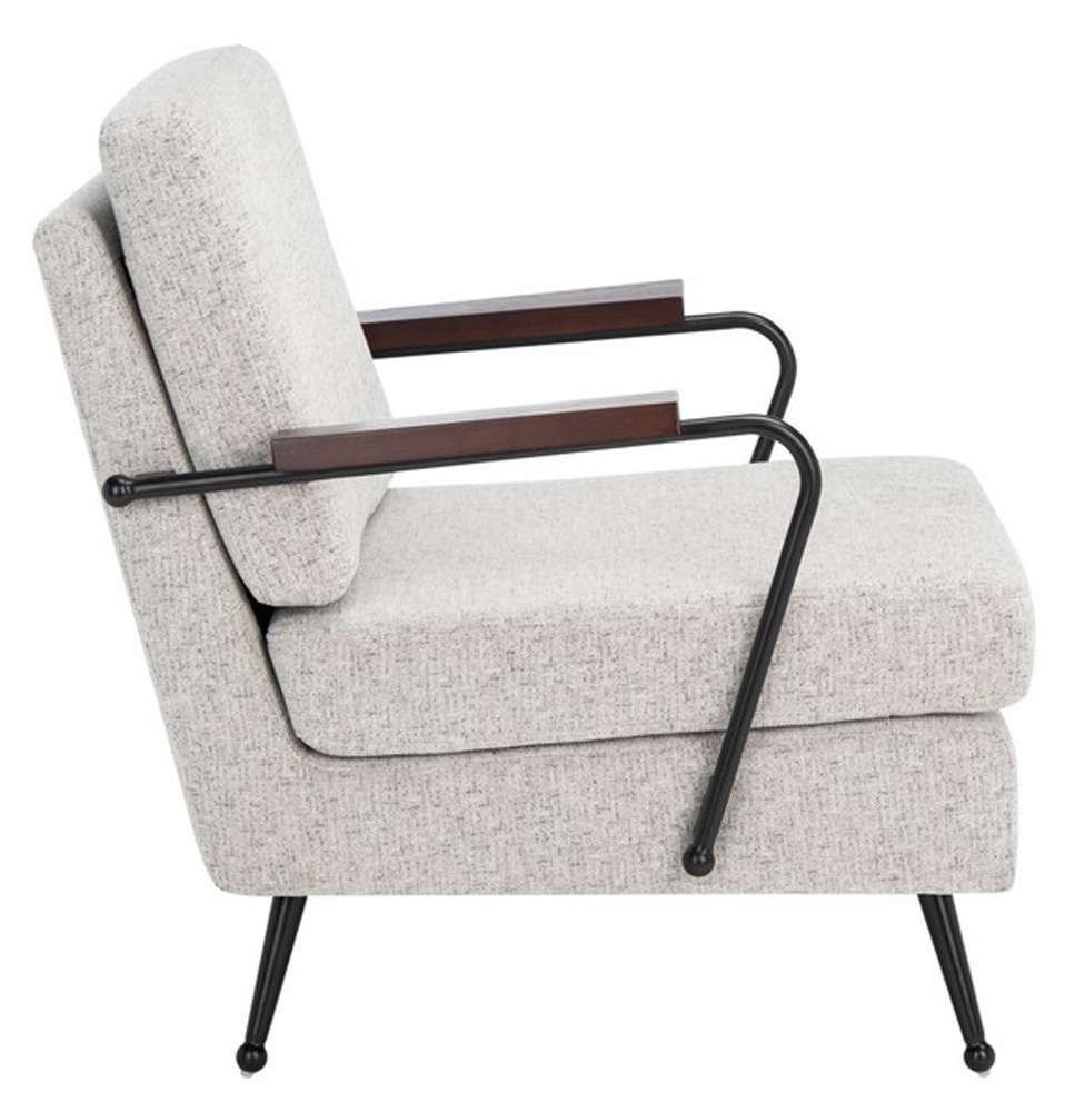 Safavieh - Lohan Arm Chair - Light Grey - Gold - ACH5201A veiw 4