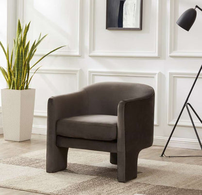 Safavieh - Couture - Londyn Accent Chair - Dark Brown - SFV4770A veiw 2