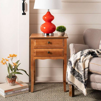 Safavieh - Lori End Table - Red Maple - AMH6576C veiw 2