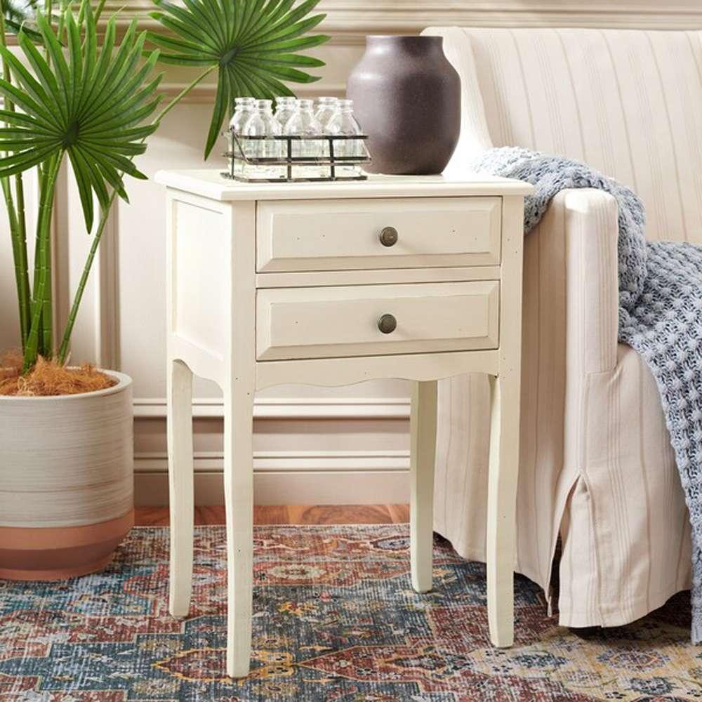Safavieh - Lori End Table - White Birch - AMH6576A veiw 3