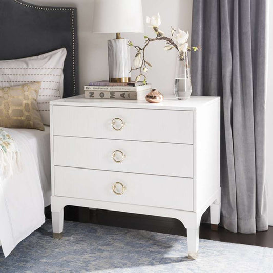 Safavieh - Lorna Night Stand - White - FOX6232C veiw 2
