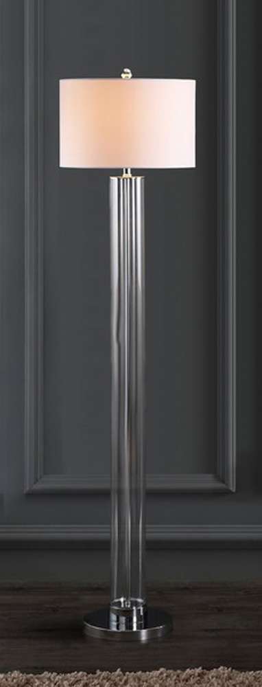 Safavieh - Lovato Floor Lamp - Chrome - Clear - FLL4017A veiw 1