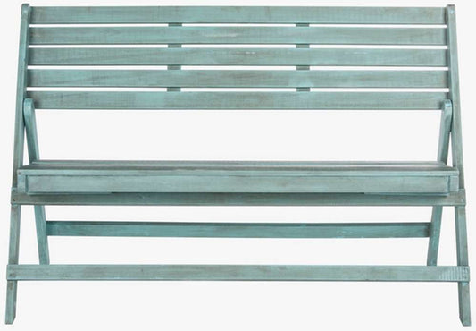Safavieh - Luca Folding Bench - Beach House Blu - FOX6705C veiw 1