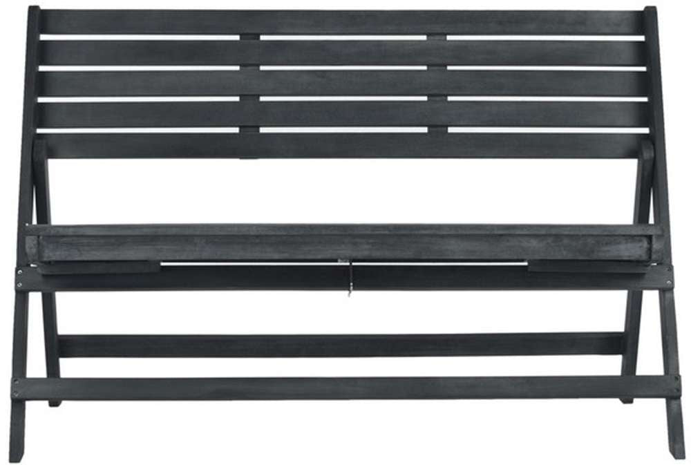 Safavieh - Luca Folding Bench - Dark Slate Gray - FOX6705K veiw 1