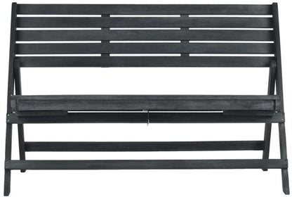 Safavieh - Luca Folding Bench - Dark Slate Gray - FOX6705K veiw 1