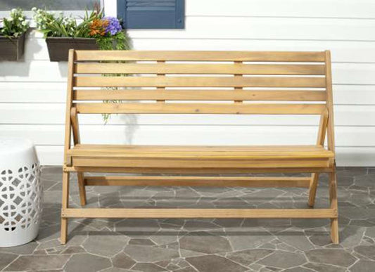 Safavieh - Luca Folding Bench - Natural - FOX6705B veiw 2