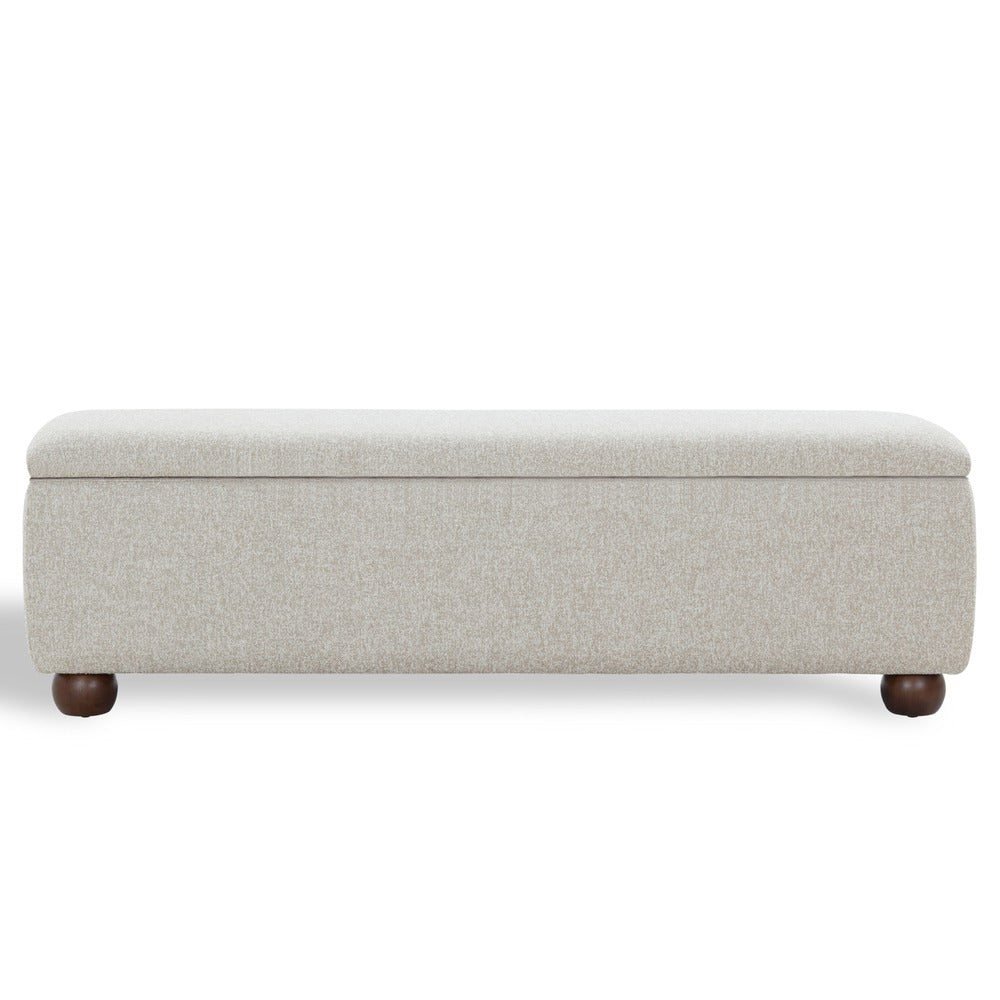 Safavieh - Lucija Boucle Storage Bench / Tan - SFV5153A view 1