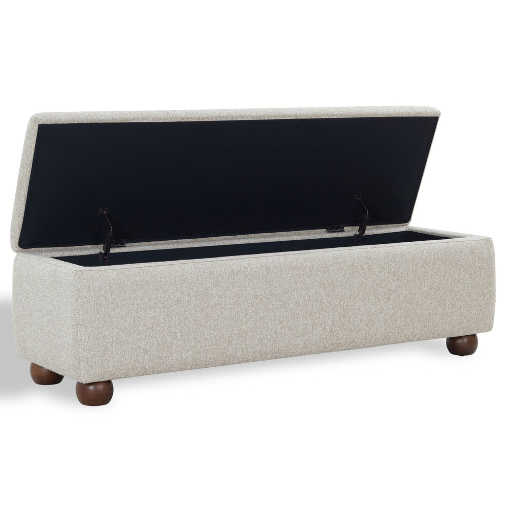 Safavieh - Lucija Boucle Storage Bench / Tan - SFV5153A view 4