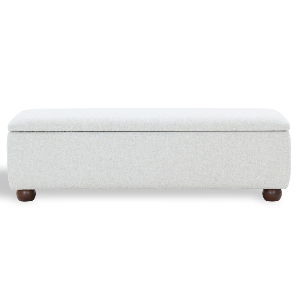 Safavieh - Lucija Boucle Storage Bench / Taupe - SFV5153B view 1