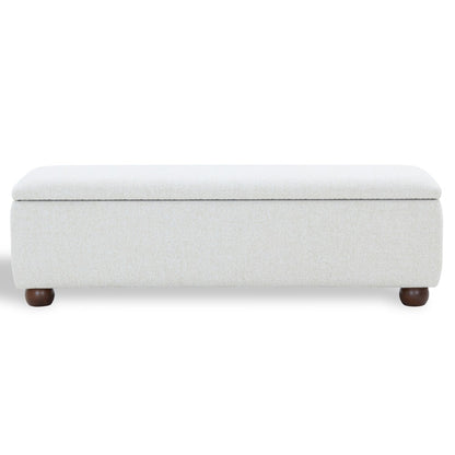 Safavieh - Lucija Boucle Storage Bench / Taupe - SFV5153B view 1