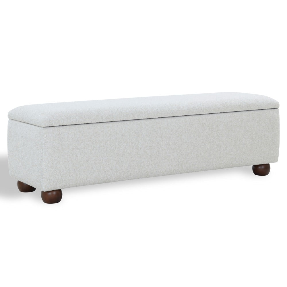 Safavieh - Lucija Boucle Storage Bench / Taupe - SFV5153B view 3