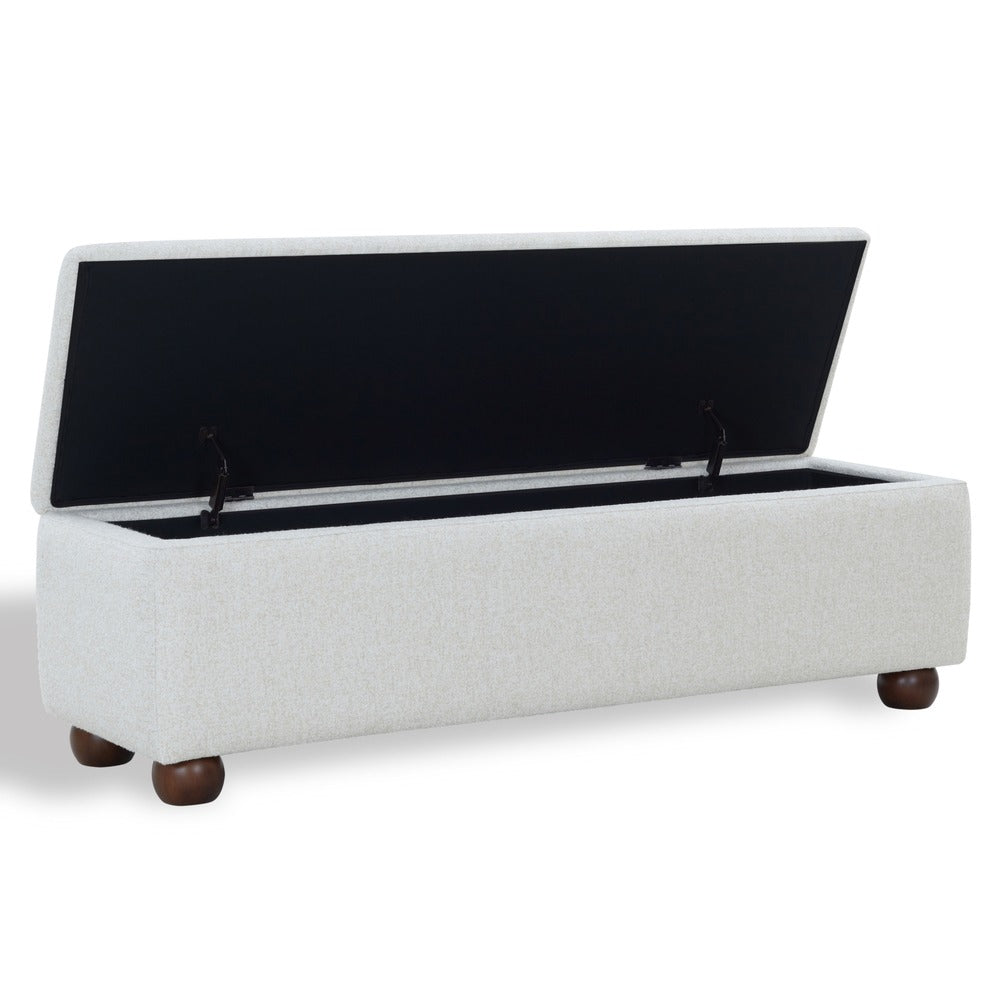 Safavieh - Lucija Boucle Storage Bench / Taupe - SFV5153B view 4