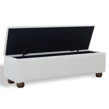 Safavieh - Lucija Boucle Storage Bench / Taupe - SFV5153B view 4