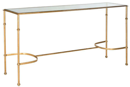Safavieh - Lucille Console - Gold - Clear - FOX2548A veiw 3