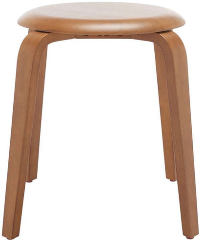 Safavieh - Luella Stackable Stool - Walnut - STL1000B veiw 1