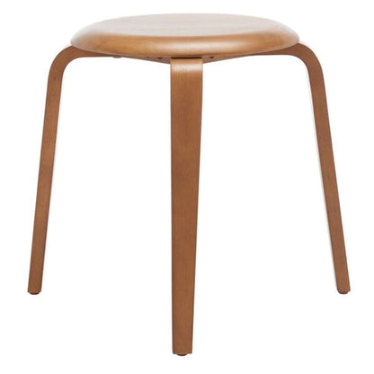 Safavieh - Luella Stackable Stool - Walnut - STL1000B veiw 4
