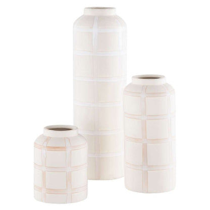 Safavieh - Luette Ceramic Vase - Cream - RDC4008A-SET3 veiw 1