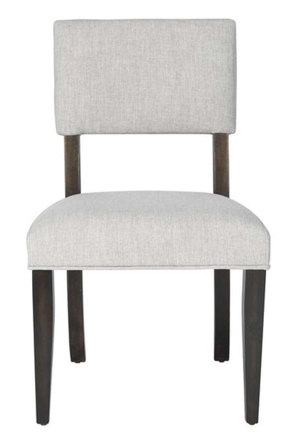 Safavieh - Couture - Luis Wood Dining Chair - Dark Brown - Taupe  (Set of 2) - SFV2107A-SET2 veiw 1