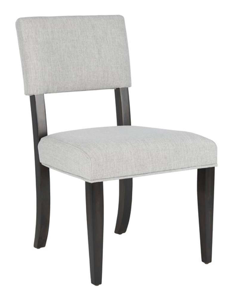 Safavieh - Couture - Luis Wood Dining Chair - Dark Brown - Taupe  (Set of 2) - SFV2107A-SET2 veiw 3
