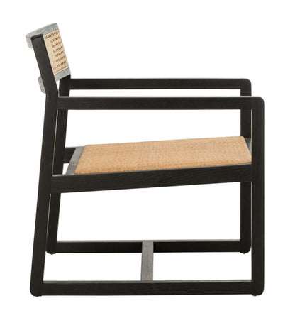 Safavieh - Lula Cane Accent Chair - Black - Natural - ACH9503B veiw 3