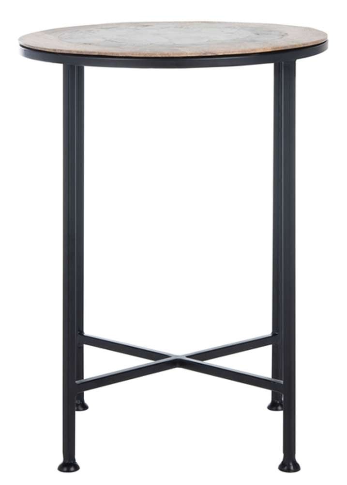 Safavieh - Lumi Agate Accent Table - Multi Color Black - Agate - ACC5302A veiw 1