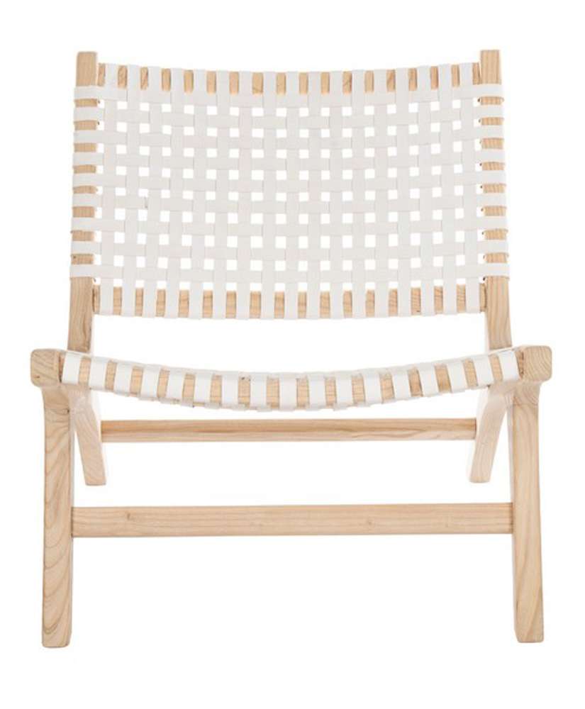 Safavieh - Luna Accent Chair - White - Natural - ACH1002A veiw 1