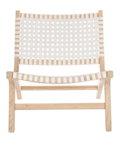 Safavieh - Luna Accent Chair - White - Natural - ACH1002A veiw 1