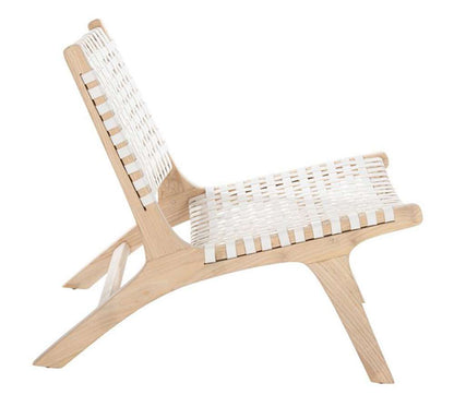 Safavieh - Luna Accent Chair - White - Natural - ACH1002A veiw 4
