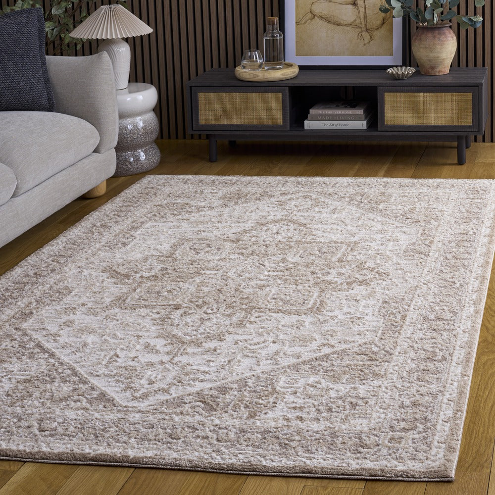 Safavieh - Lunara 318E Ivory / Light Brown - 8" X 10" - LUA318E-8 view 2