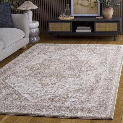 Safavieh - Lunara 318E Ivory / Light Brown - 8" X 10" - LUA318E-8 view 2