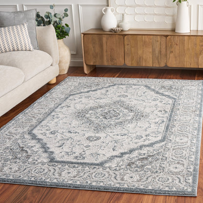 Safavieh - Lunara 320L Ivory / Blue - 8" X 10" - LUA320L-8 view 2