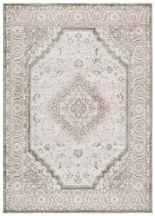 Safavieh - Lunara 320W Ivory / Green - 8" X 10" - LUA320W-8 view 1