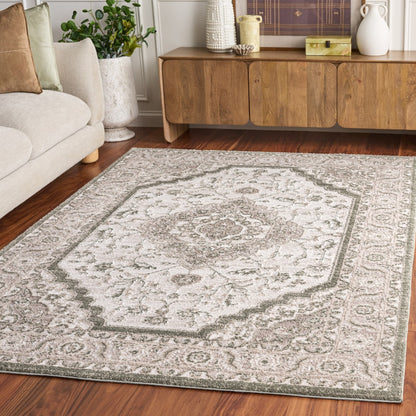 Safavieh - Lunara 320W Ivory / Green - 8" X 10" - LUA320W-8 view 2