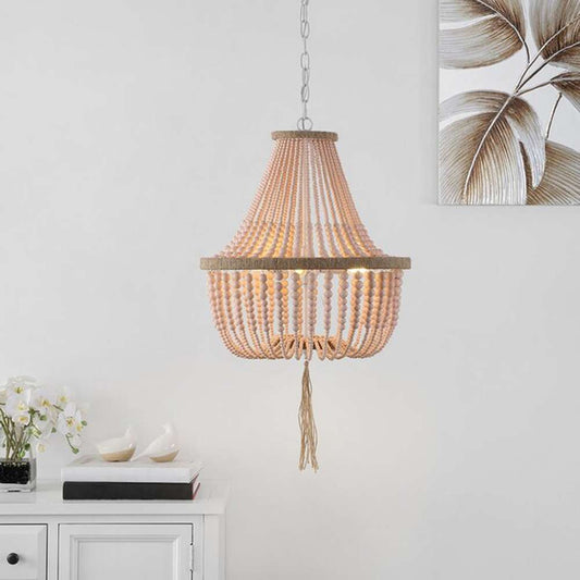 Safavieh - Lush Kristi Beads Pendant Lamp - Blush - LIT4477E veiw 2