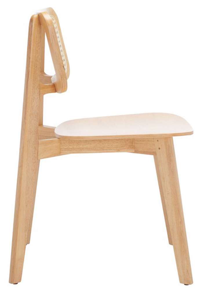 Safavieh - Luz Cane Dining Chair - Natural  (Set of 2) - DCH1006A-SET2 veiw 4