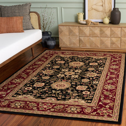 Safavieh - Lyndhurst 212G Black Red - 6" X 8" - LNH212G-68 view 2