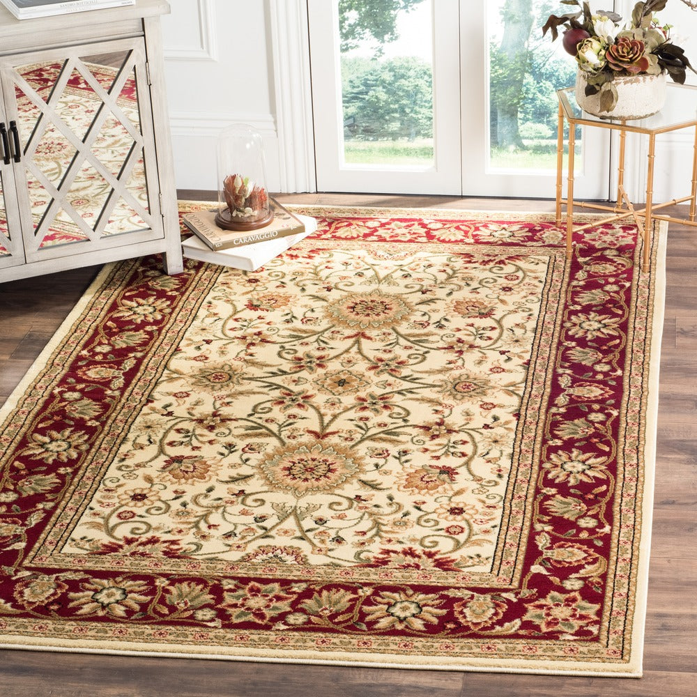 Safavieh - Lyndhurst 212K Ivory Red - 2" X 3" - LNH212K-2 view 2