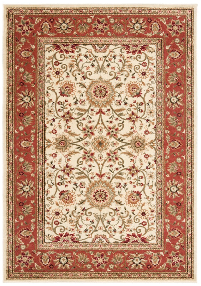 Safavieh - Lyndhurst 212R Ivory Rust - 10" X 14" - LNH212R-10 view 1