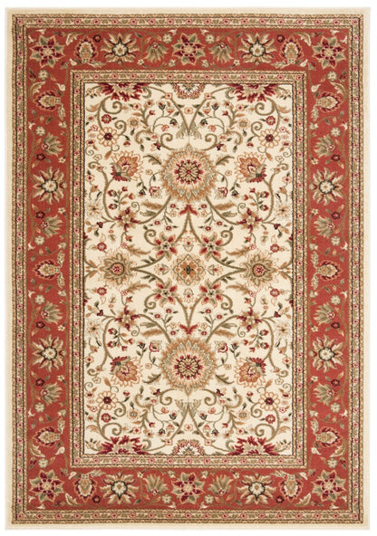 Safavieh - Lyndhurst 212R Ivory Rust - 10" X 14" - LNH212R-10 view 1