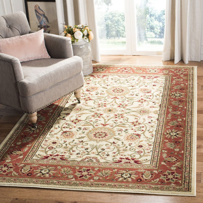 Safavieh - Lyndhurst 212R Ivory Rust - 10" X 14" - LNH212R-10 view 2