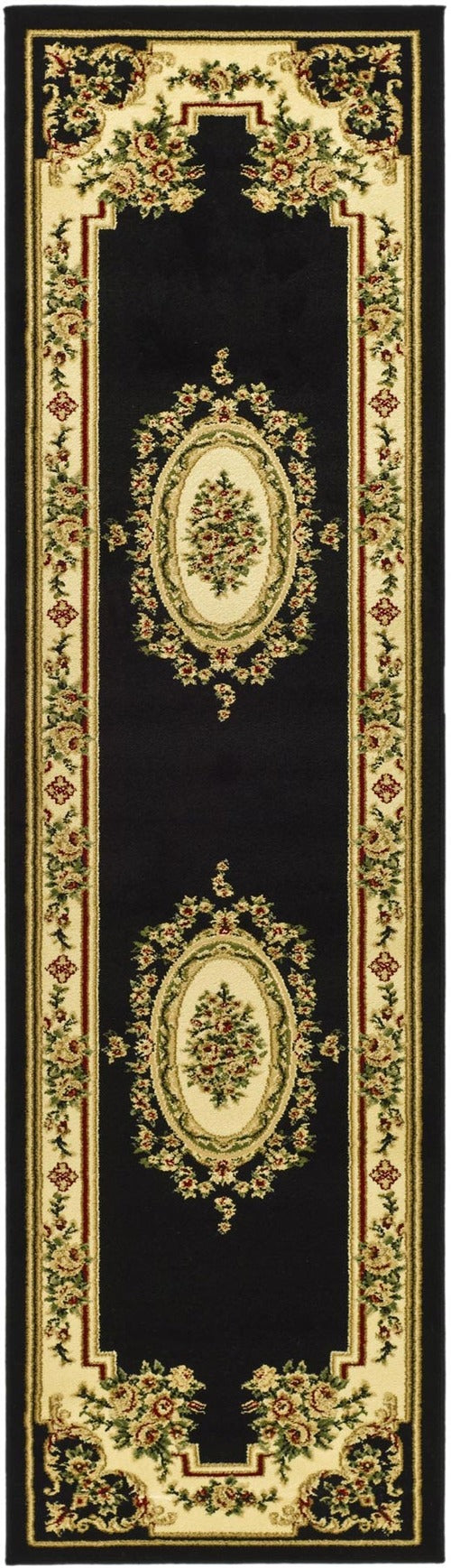 Safavieh - Lyndhurst 218A Black Ivory - 2.3" X 6" - LNH218A-26 view 1
