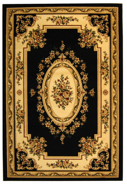 Safavieh - Lyndhurst 218A Black Ivory - 4" X 6" - LNH218A-4 view 1
