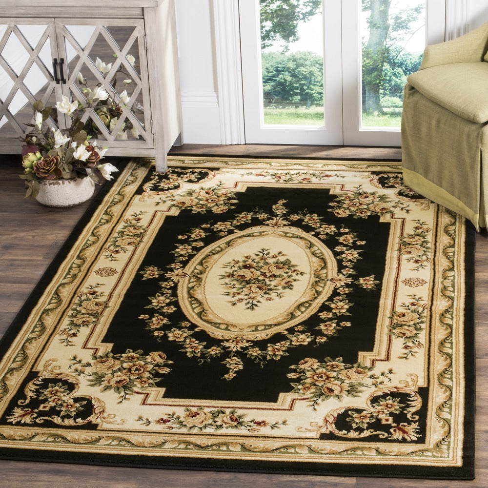 Safavieh - Lyndhurst 218A Black Ivory - 4" X 6" - LNH218A-4 view 2