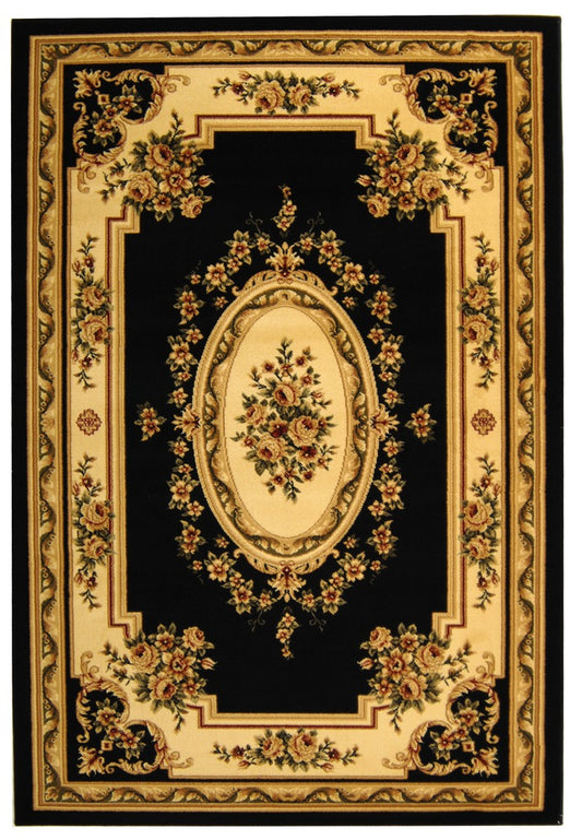 Safavieh - Lyndhurst 218A Black Ivory - 6" X 9" - LNH218A-6 view 1