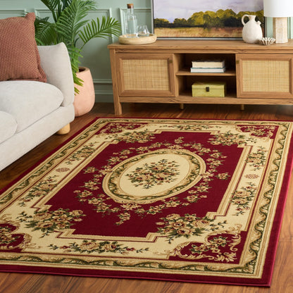 Safavieh - Lyndhurst 218C Red Ivory - 6" X 9" - LNH218C-6 view 2