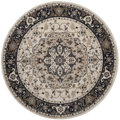 Safavieh - Lyndhurst 334K Cream Navy - 5.3" X 5.3" - LNH334K-5R view 1