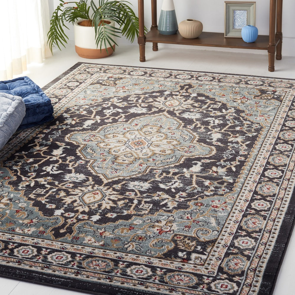 Safavieh - Lyndhurst 338C Anthracite Teal - 2" X 3" - LNH338C-2 view 2