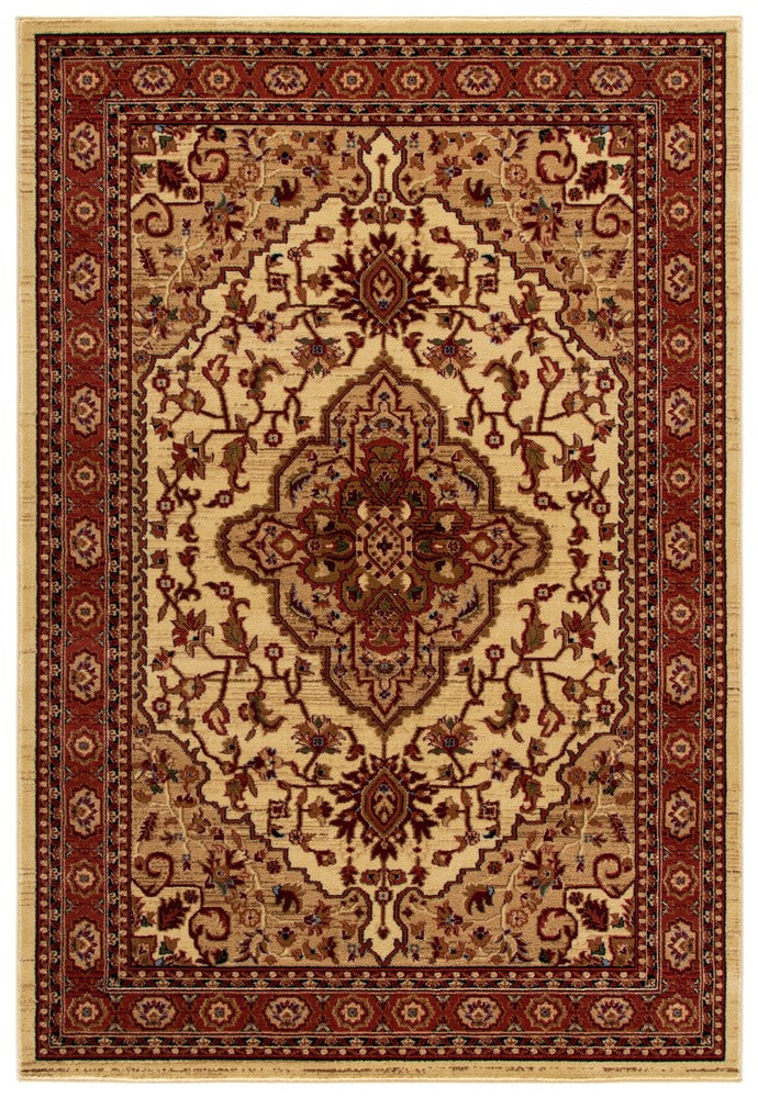 Safavieh - Lyndhurst 338D Ivory Rust - 5.3" X 7.6" - LNH338D-5 view 1
